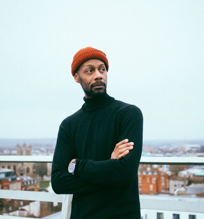 Man Standing with Arms Crossed Man Standing with Arms Crossed